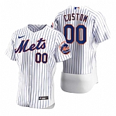 New York Mets Customized Nike White 2020 Stitched MLB Flex Base Jersey,baseball caps,new era cap wholesale,wholesale hats